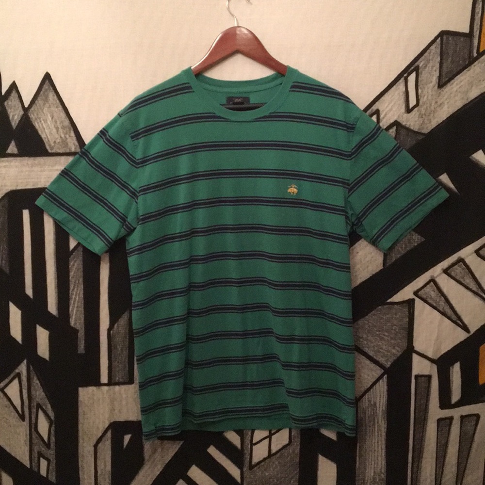 Brooks Brothers Striped Short Sleeve Shirt